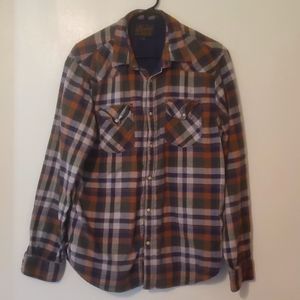Lucky Brand button down plaid Large